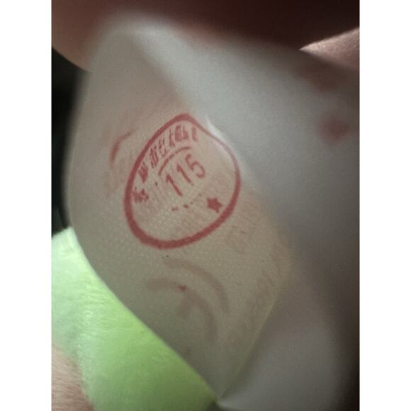 NEW TY Beanie Baby PEACE THE BEAR 1996 Rare Beanie Baby Toy Tie Dye 008421040537 - Picture 8 of 10